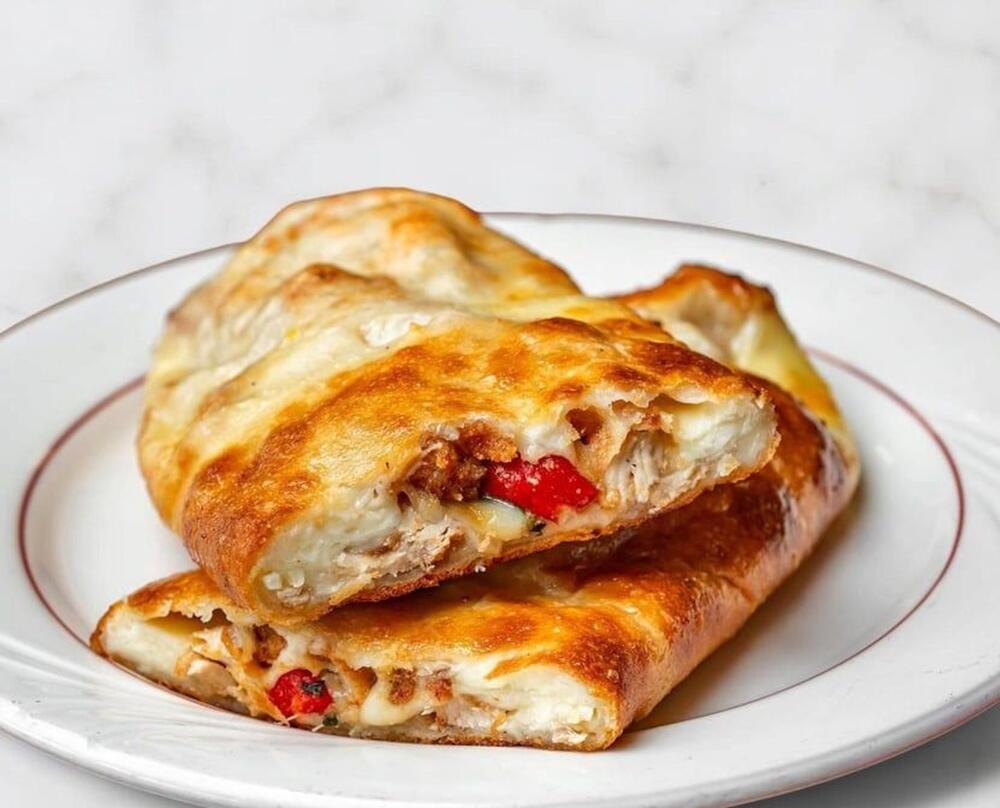 Chicken Red Roasted Peppers Roll